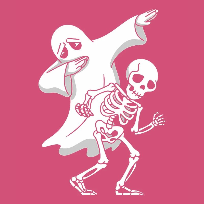 Dabbing Ghost Skeleton Halloween Cadeau effrayant