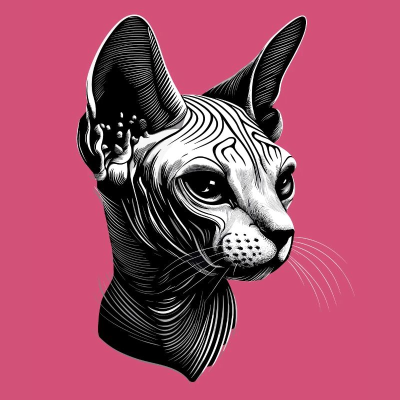 Chat Sphynx Chat Sphynx Chat Canadien Mignon Sphinx