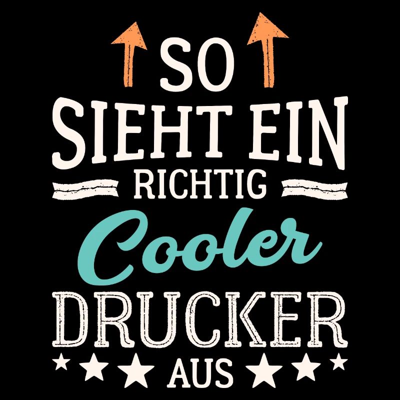 So sieht ein richtig cooler Drucker aus Druckerei