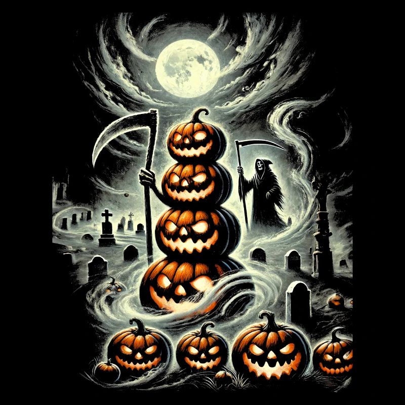 Spooky Halloween Pumpkin Tower