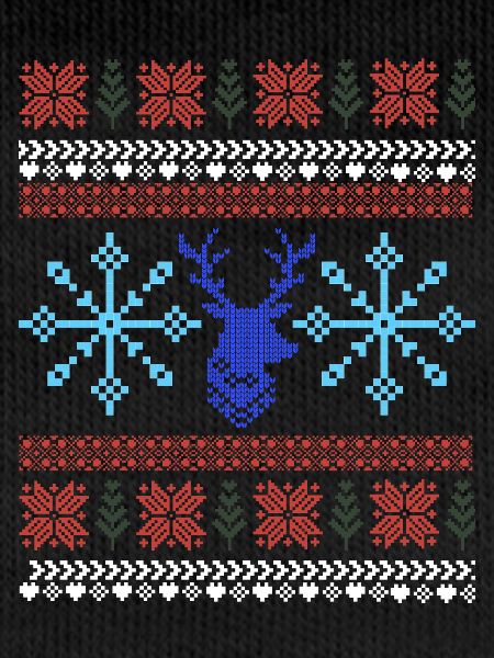Pixel Christmas Pattern