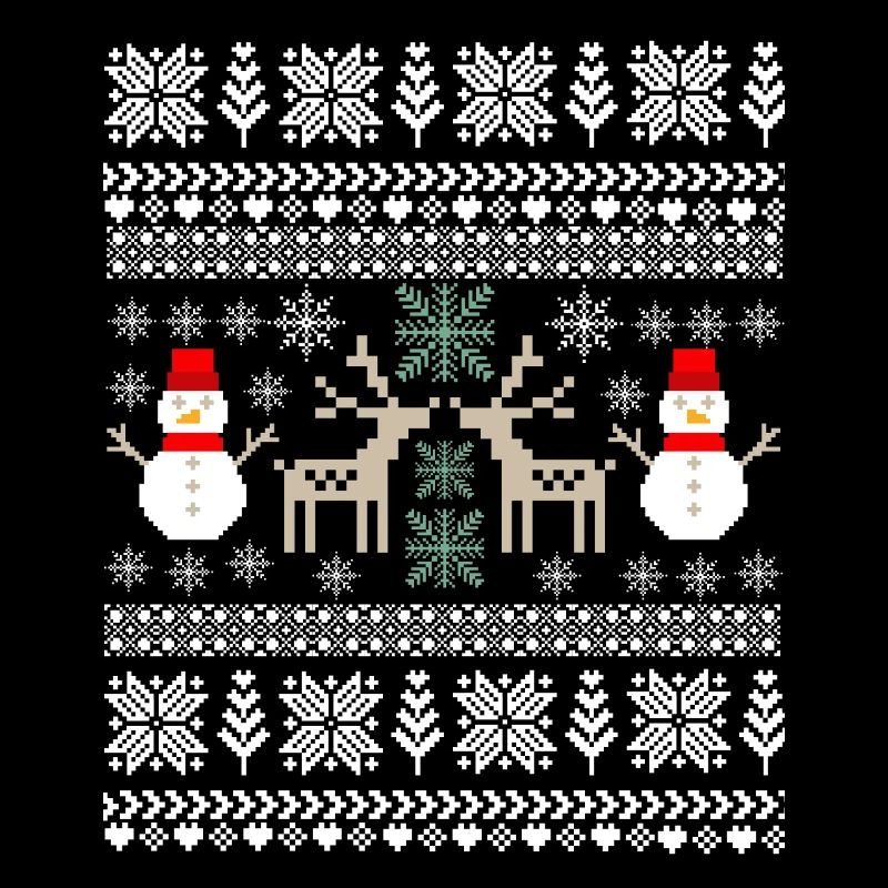 Rétro Noël Pixel