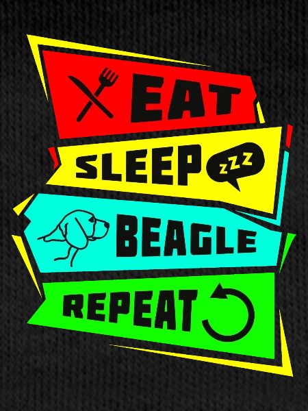 Eat Sleep Beagle Repeat