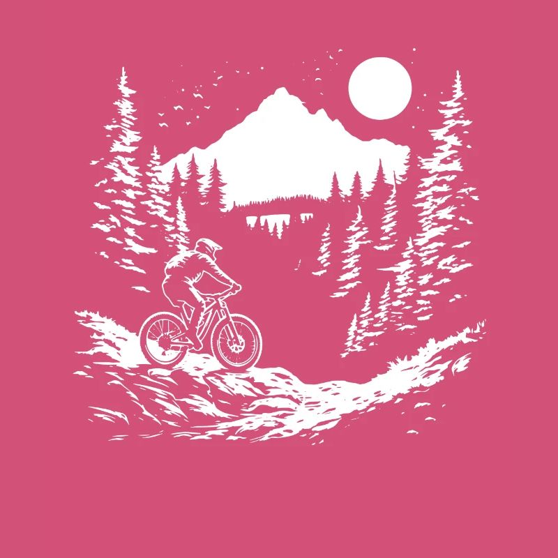 Mountain Biking Drawing