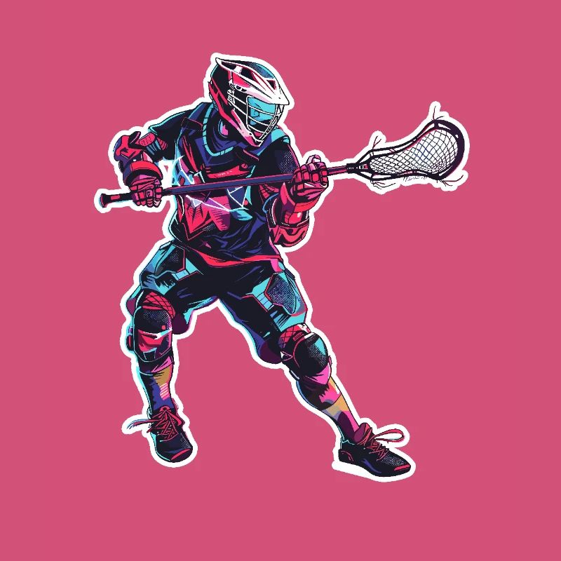 Lacrosse Player Graphics