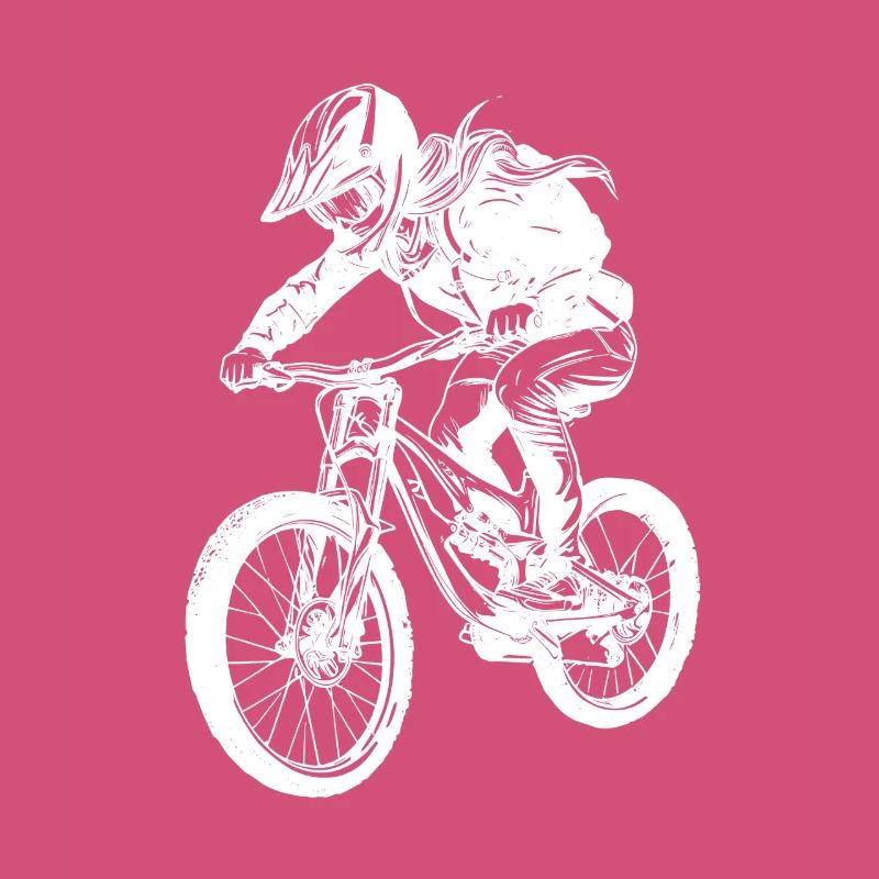 Mountain Biker Mädchen