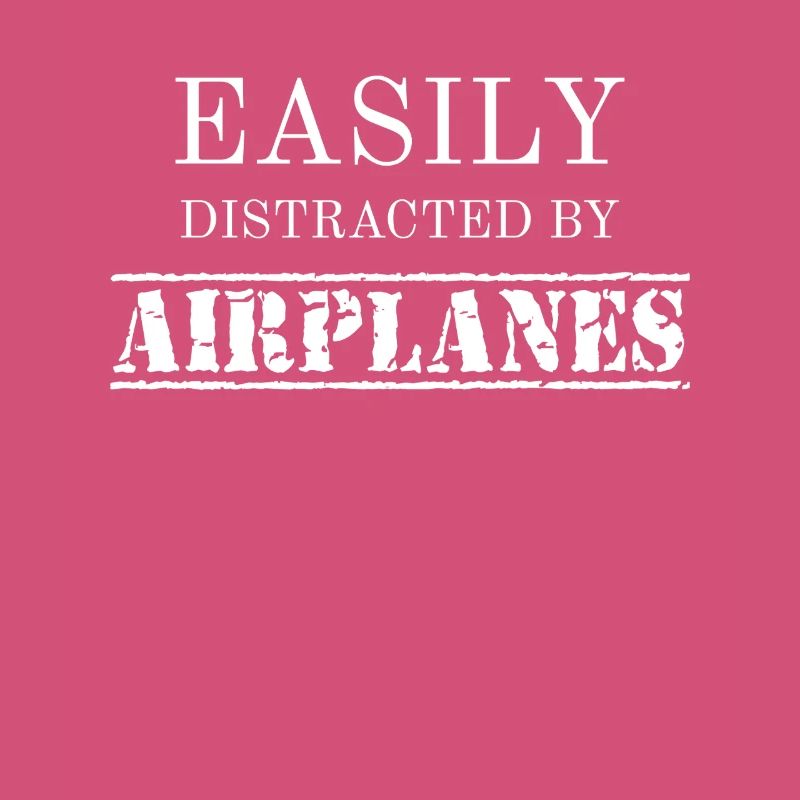 Easily Distracted By Airplanes Aviator Pilot