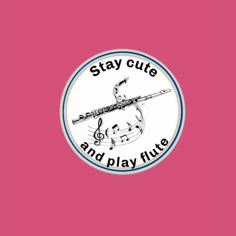 Querflöte - Bleib süß und spiele Flöte Querflötist