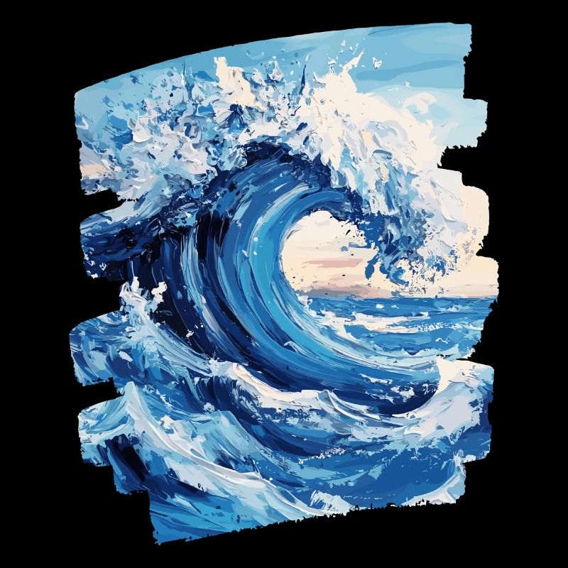 Les vagues et la mer