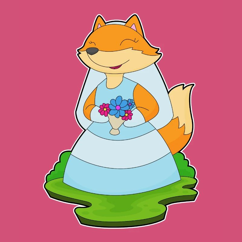 Fuchs Braut Schleier Hochzeit