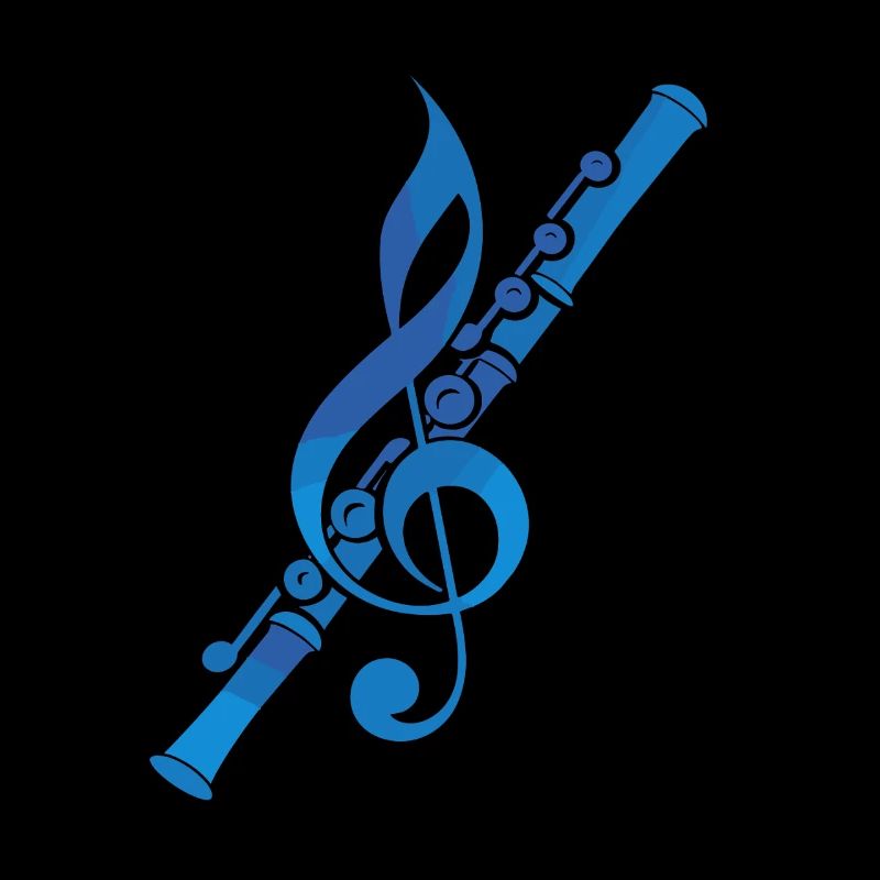Graphiques de musique de flûte