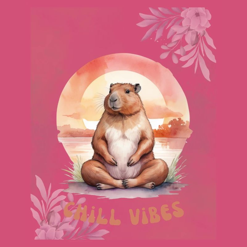 Chill Relax Capybara – Design d’animaux mignons et calmes