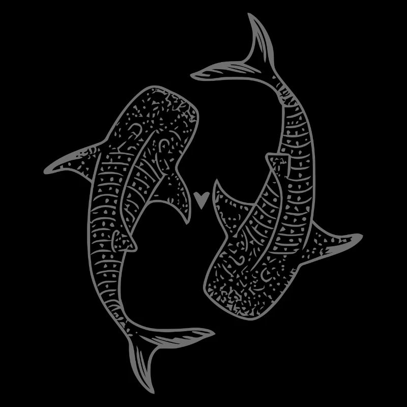 Intricate Shark Motif for Unique Apparel
