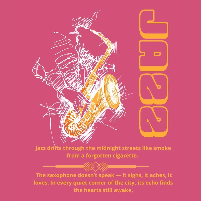 Jazz schwebt wie ein Drache durch die mitternächtlichen Straßen