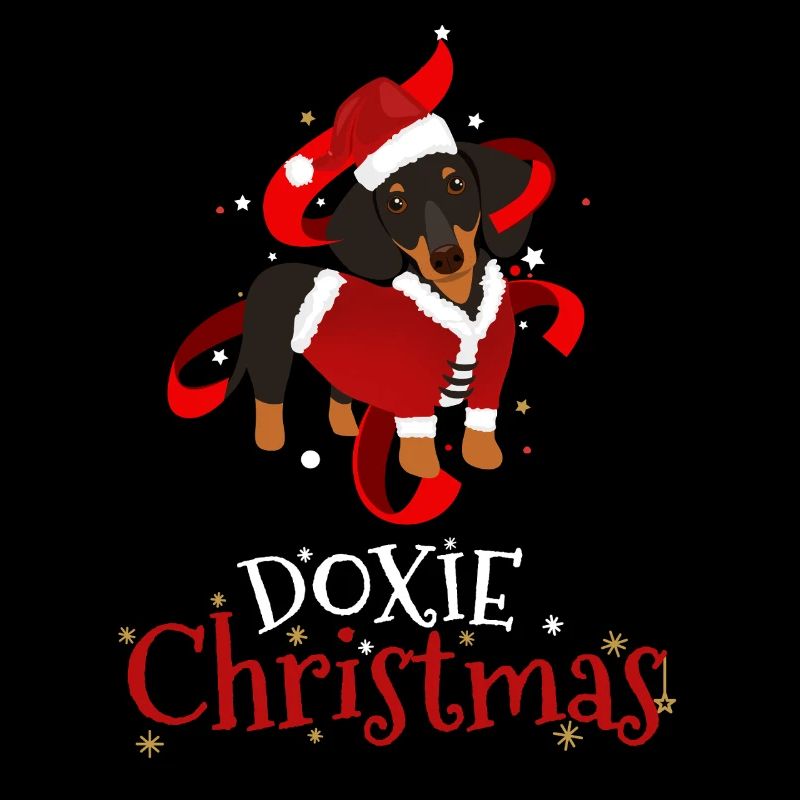Doxie Teckel Chien Noël