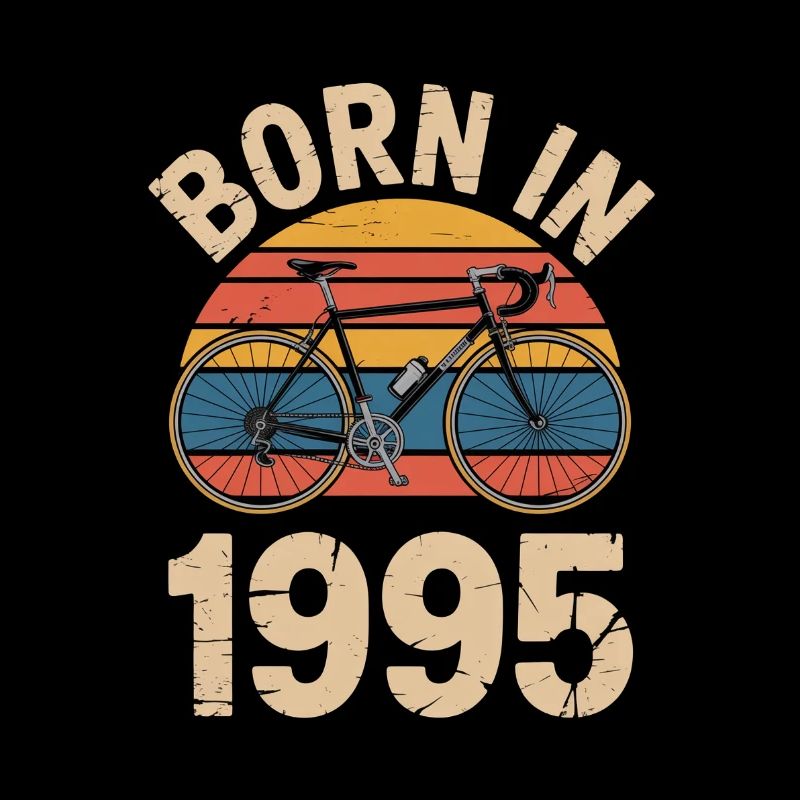Né en 1995 Retro Bicycle Design