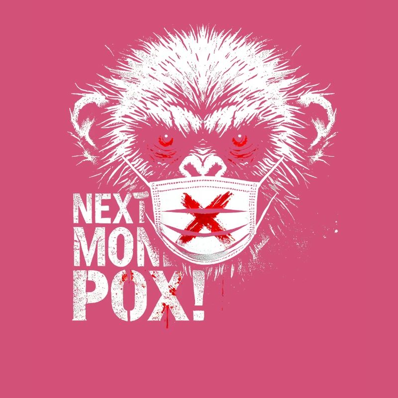 Protest Monkey Face Mask Artwork