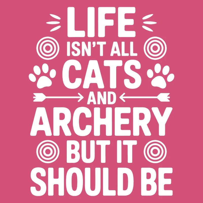 Bogenschießen Spruch Katzen Bogenschießen Geschenk
