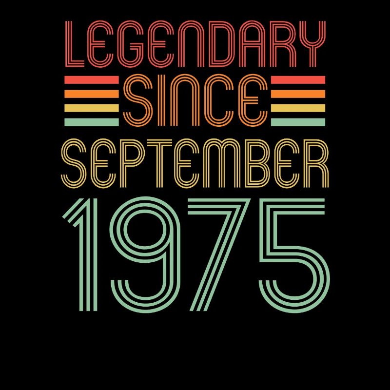 Legendary since September 1975 Geburtstag Geschenk