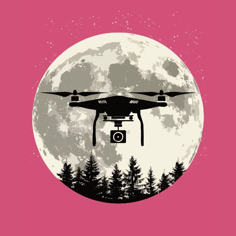 Drone Full Moon