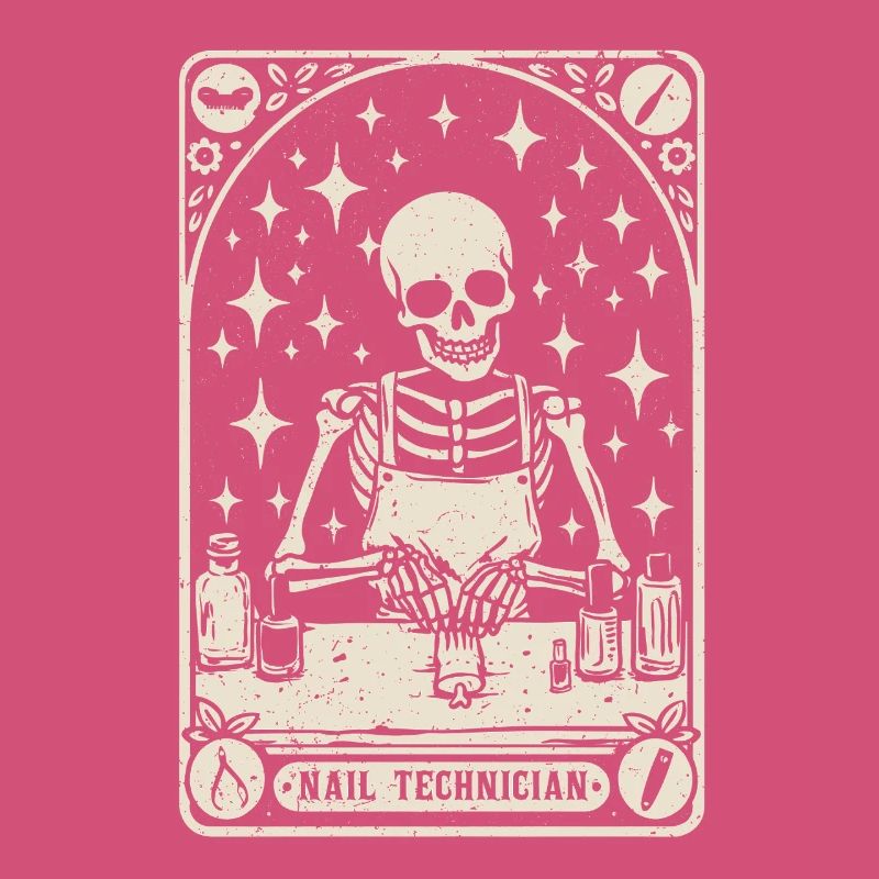 Nail Designer Nail Technician Tarot Card