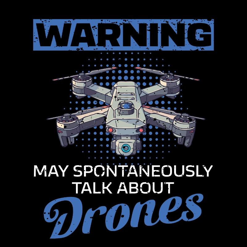 Pilote de drone drôle avec des dictons