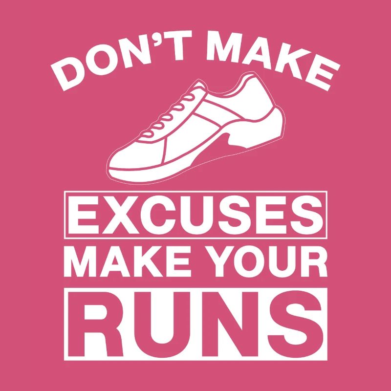Marathon Runner Don't Make Excuses Running Gift