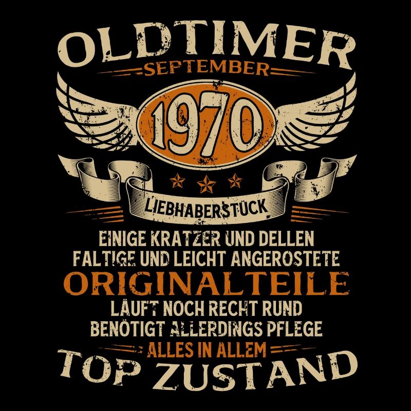 55. Geburtstag Geschenk Oldtimer September 1970