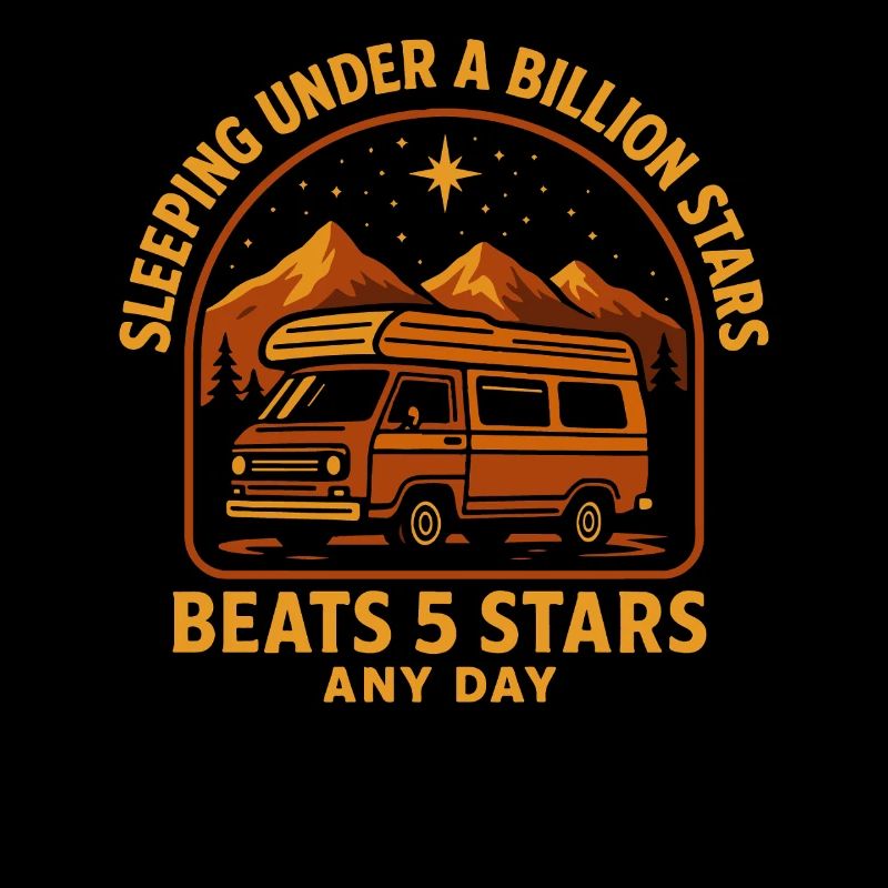 Schlafen Unter Einer Milliarde Sternen Van Camping