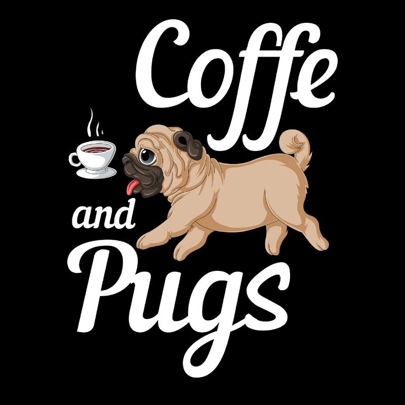 Coffee and Pugs Tee