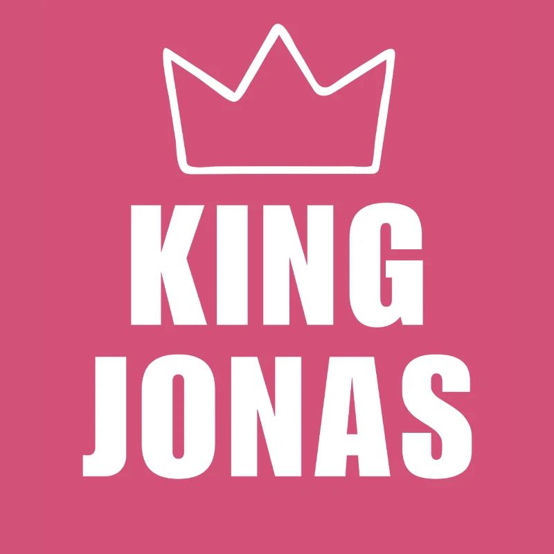 Jonas Name mit Buchstabe J - King Crown Hemd