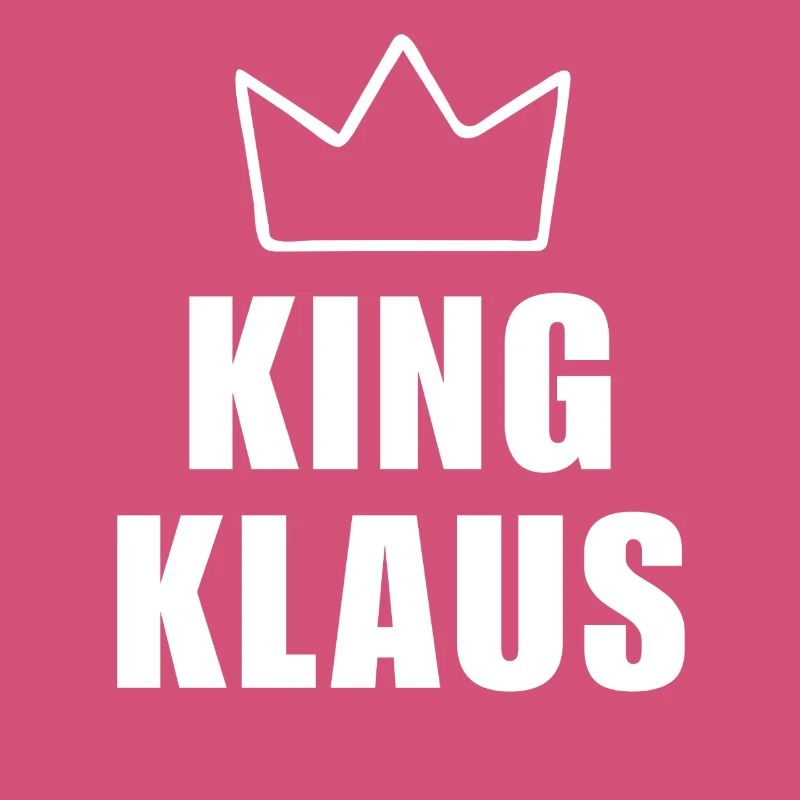 Klaus Name mit Buchstabe K - King Crown Hemd