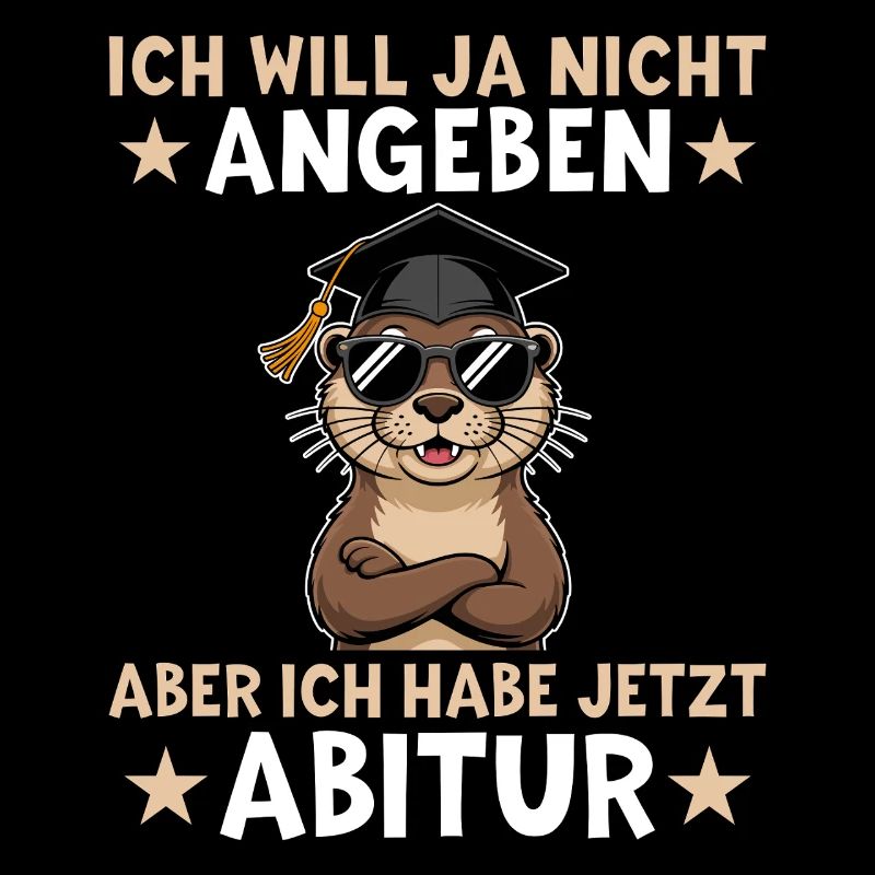 Abitur exam passed - Otter Abi graduation