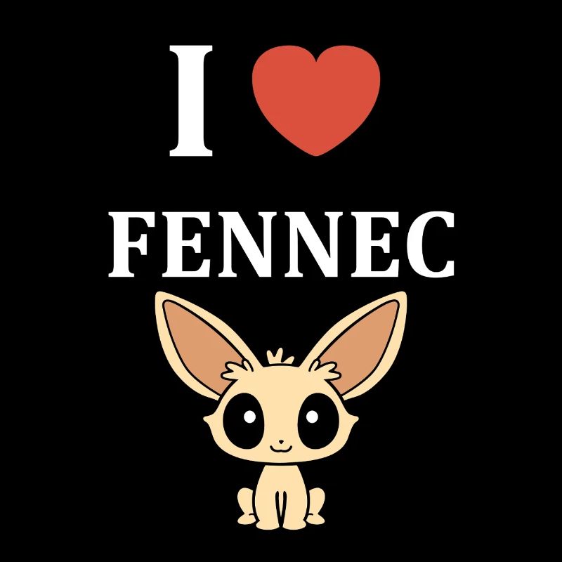 I like Fennec Cartoon