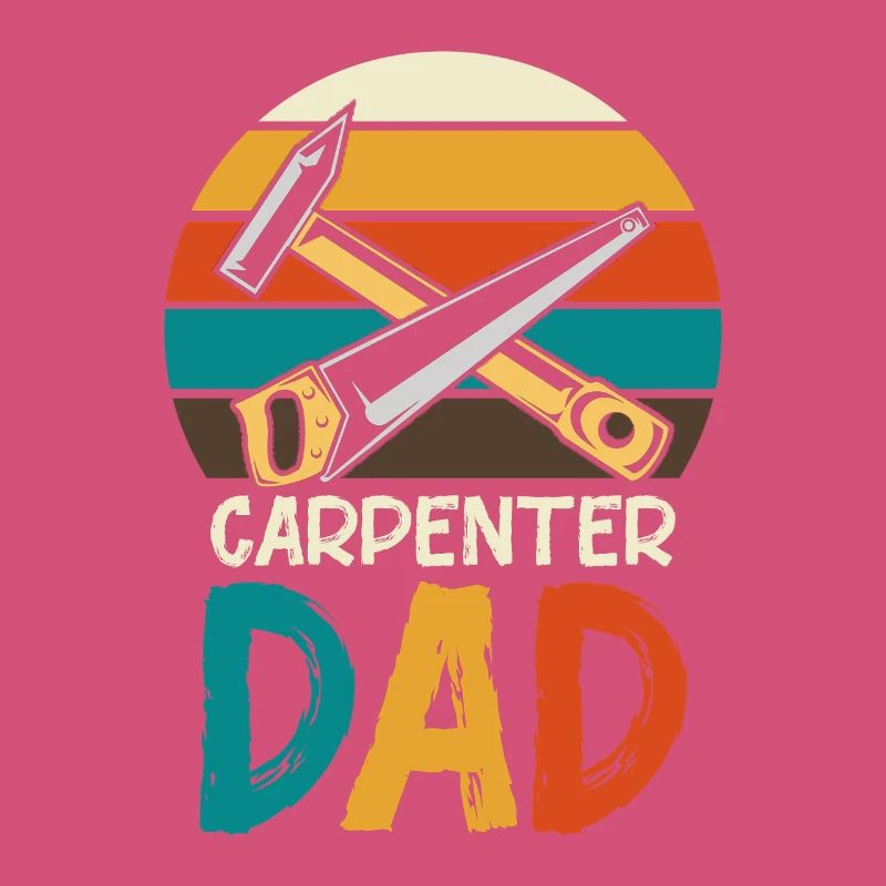 Carpenter Father Retro Tools