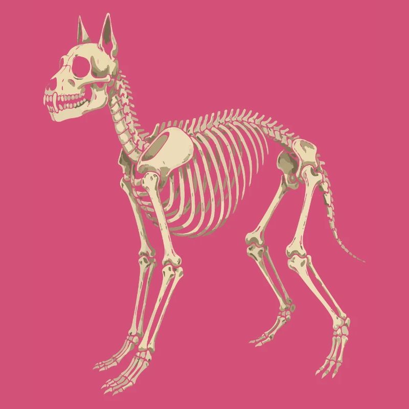 Canine Skeleton Blueprint