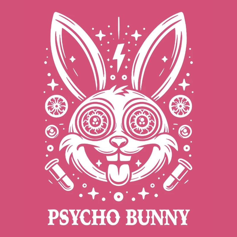 Psycho Bunny Neon Psychédélisme