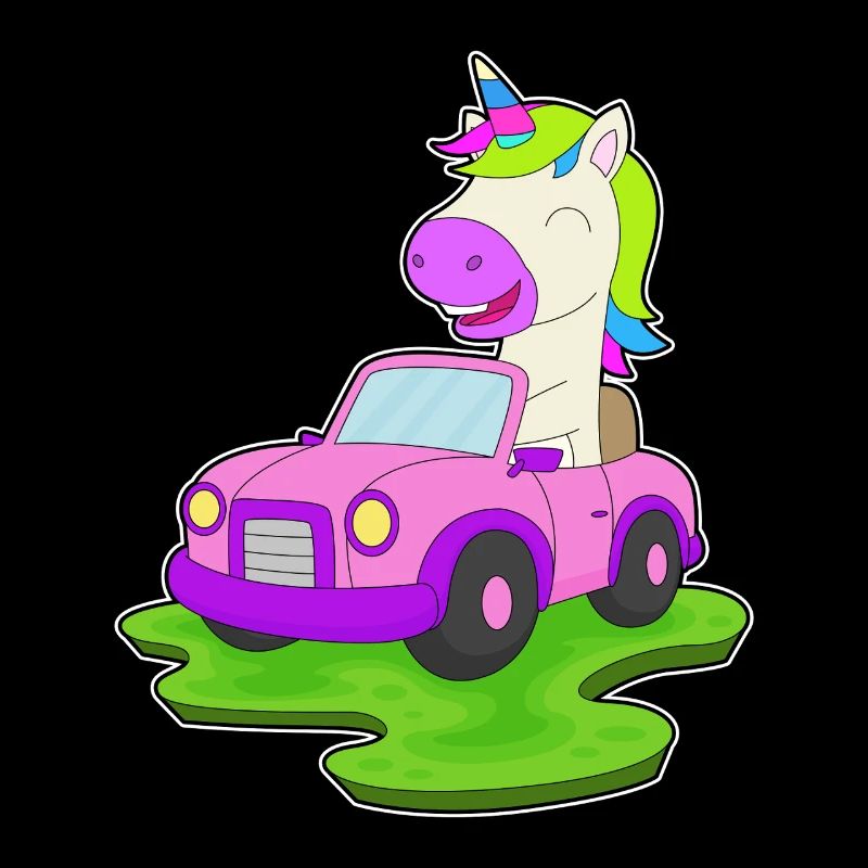 Voiture Licorne