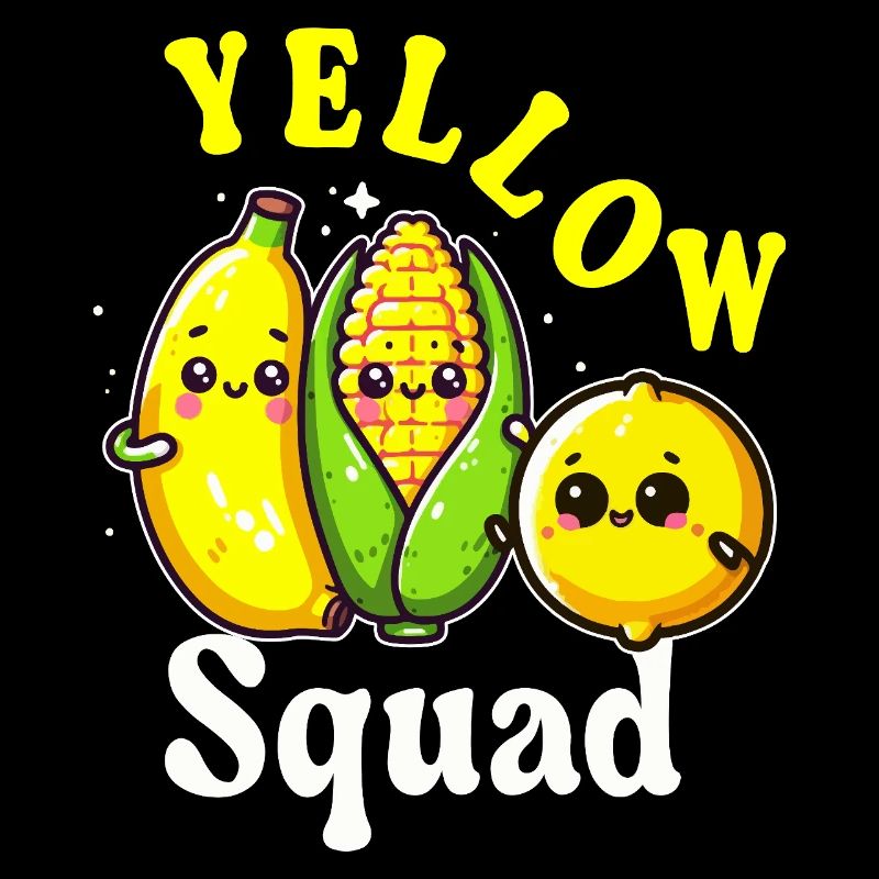 Squad Yellow Kawaii Fruit