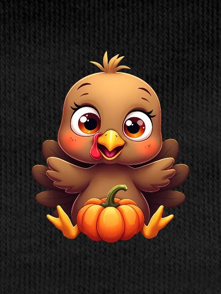 Bébé dinde de Thanksgiving