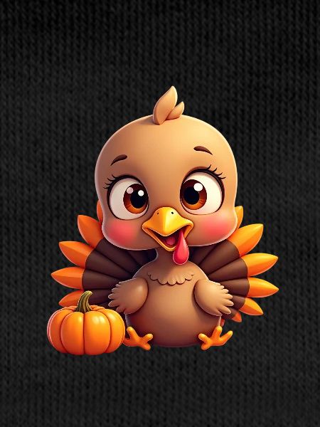 Bébé dinde de Thanksgiving
