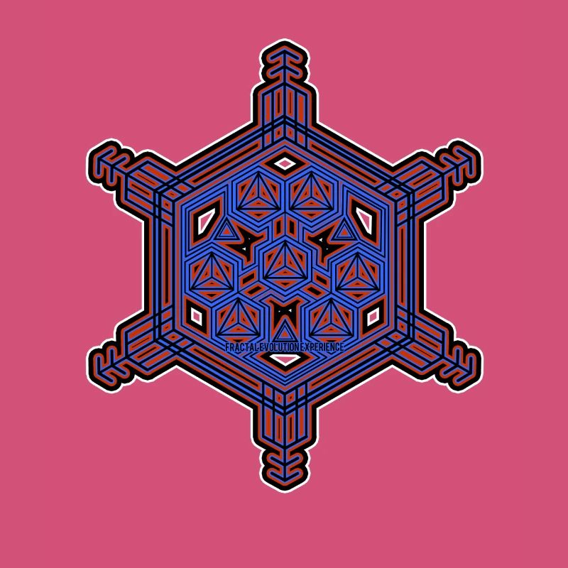 Fraktal Evolution Experience Stern Hexagon Muster