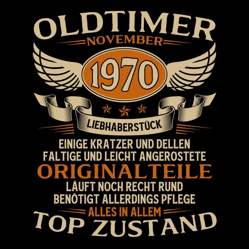 55. Geburtstag Geschenk Oldtimer November 1970