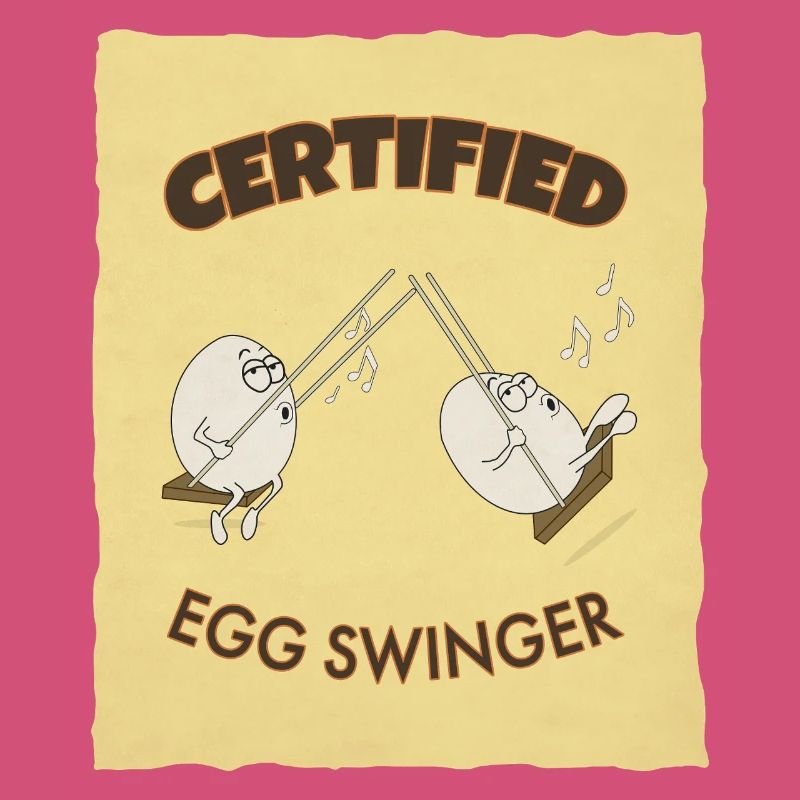 Oeuf échangiste certifié – Funny Egg Design
