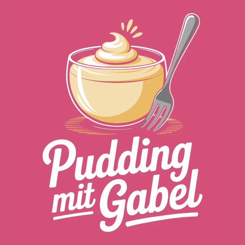 Pudding Mit Gabel