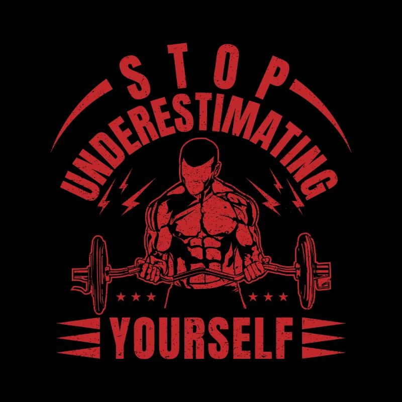 Fitness Motivation Bodybuilder Sous-estimer