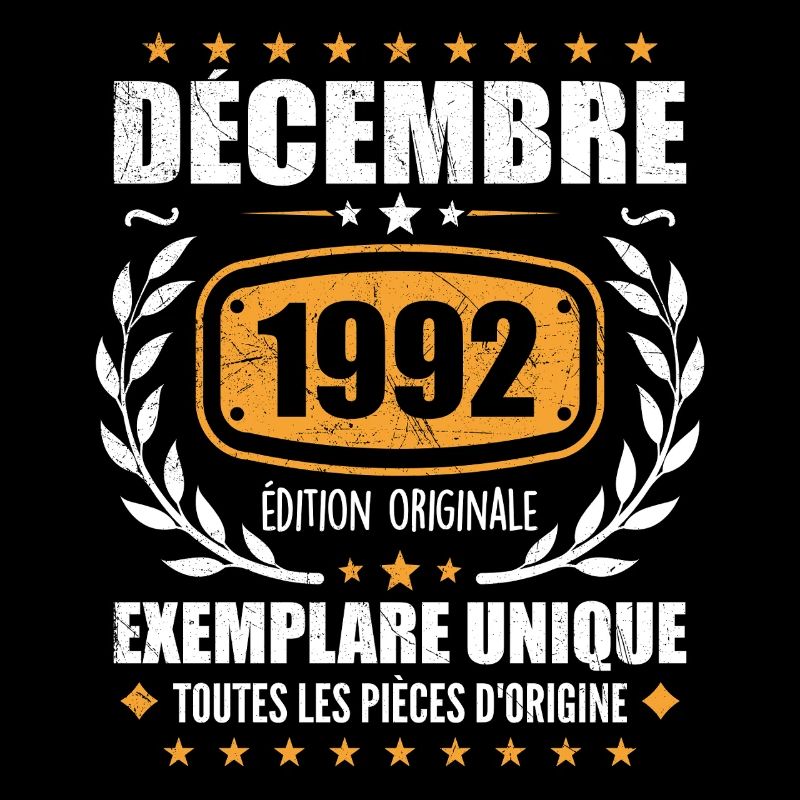 Décembre 1992 Anniversaire - Nées En Décembre 1992