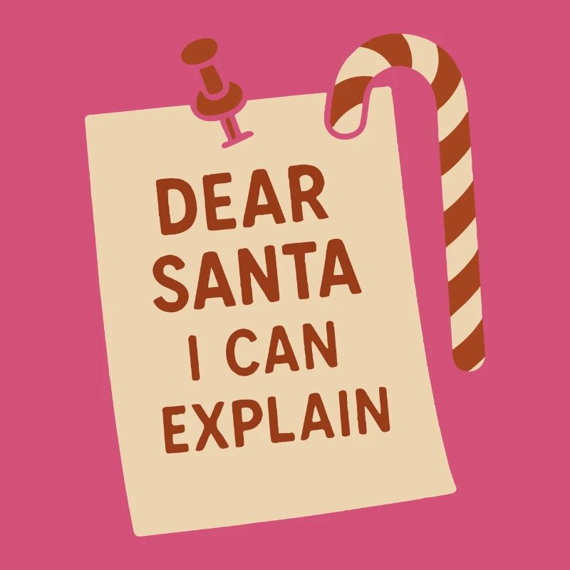 Dear Santa I Can Explain Funny Xmas
