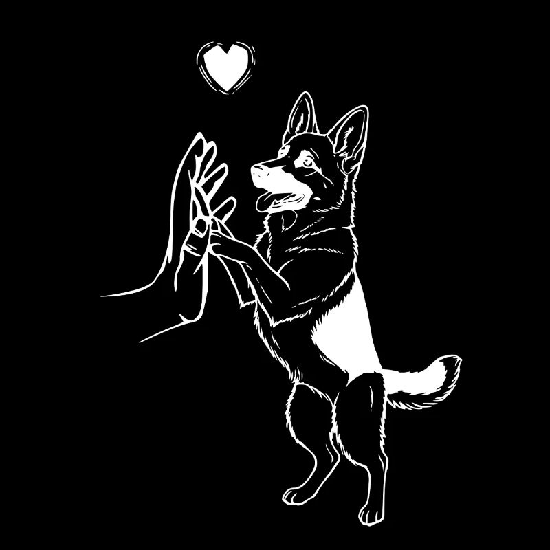 German Shepherd Art Dog