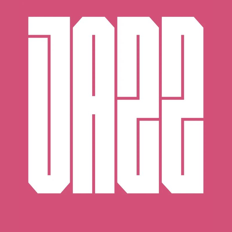 Typographie du bloc jazz